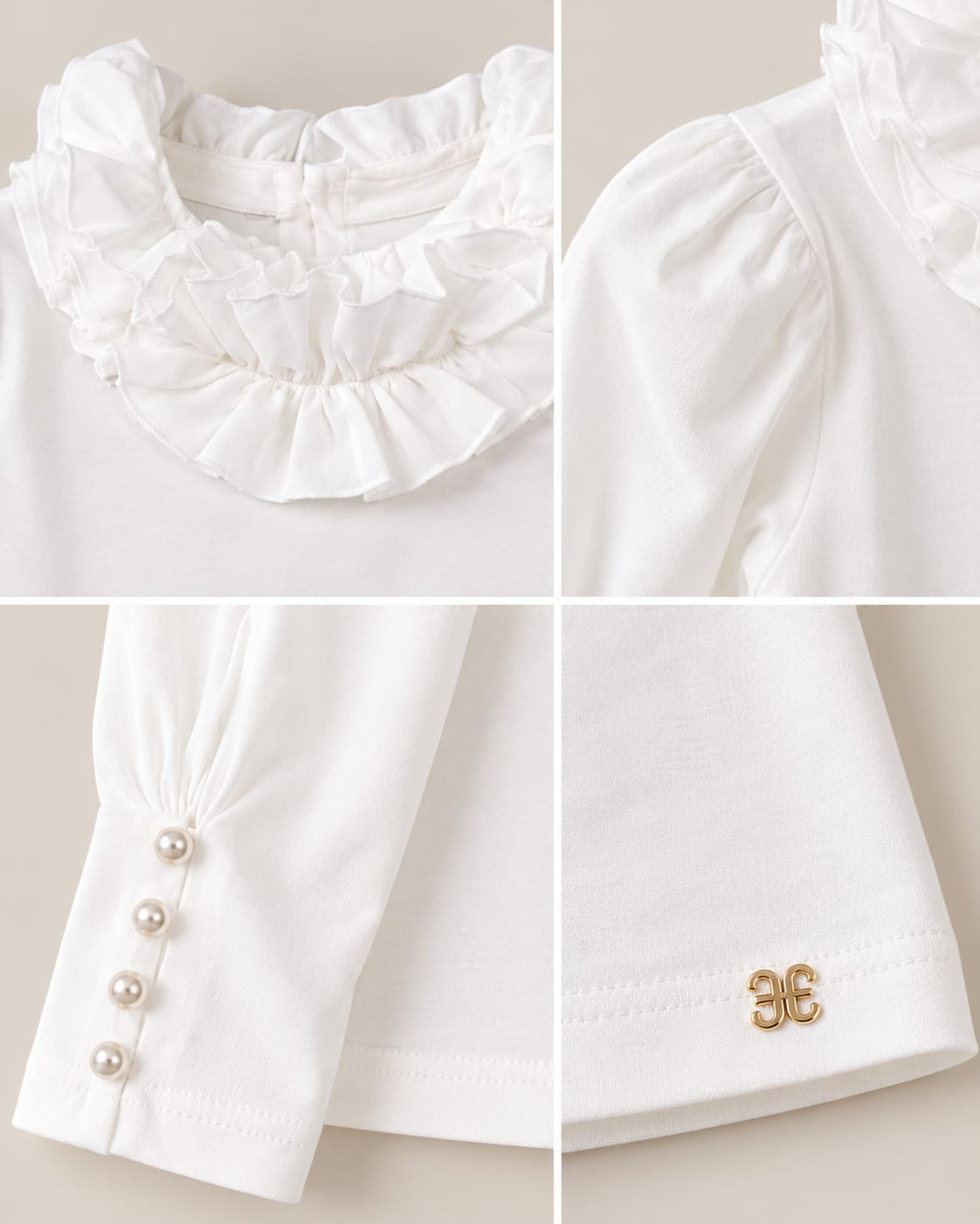Camicetta rouches