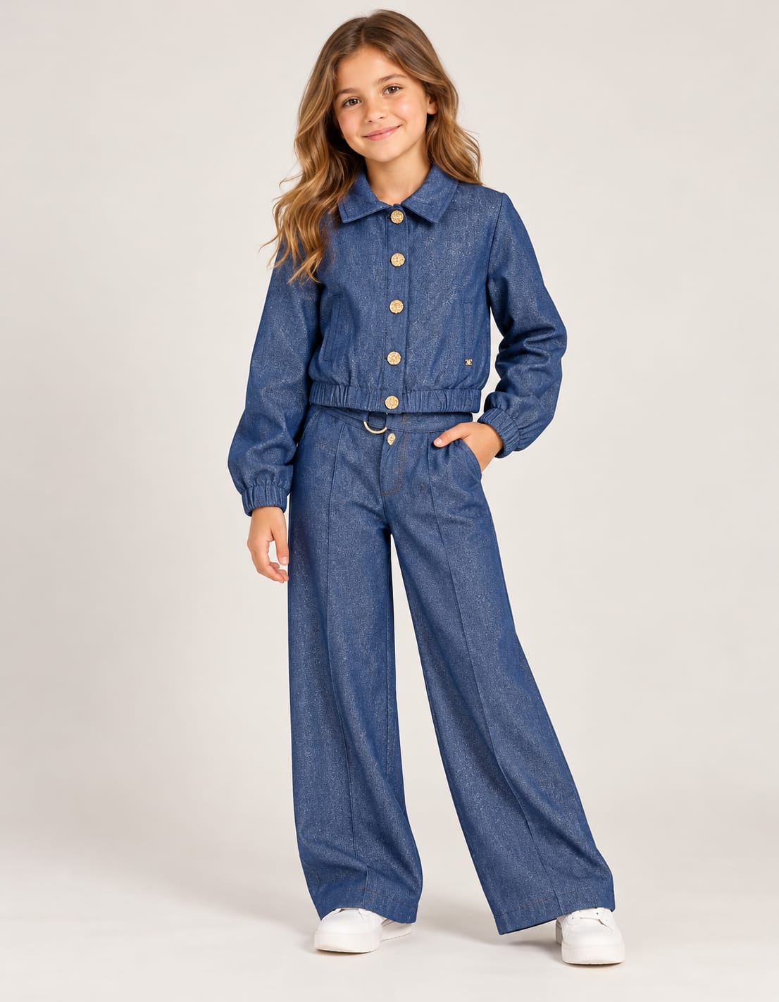 Giacca effetto jeans