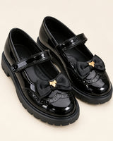 Mocassino nero vernice