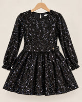 Abito nero paillettes