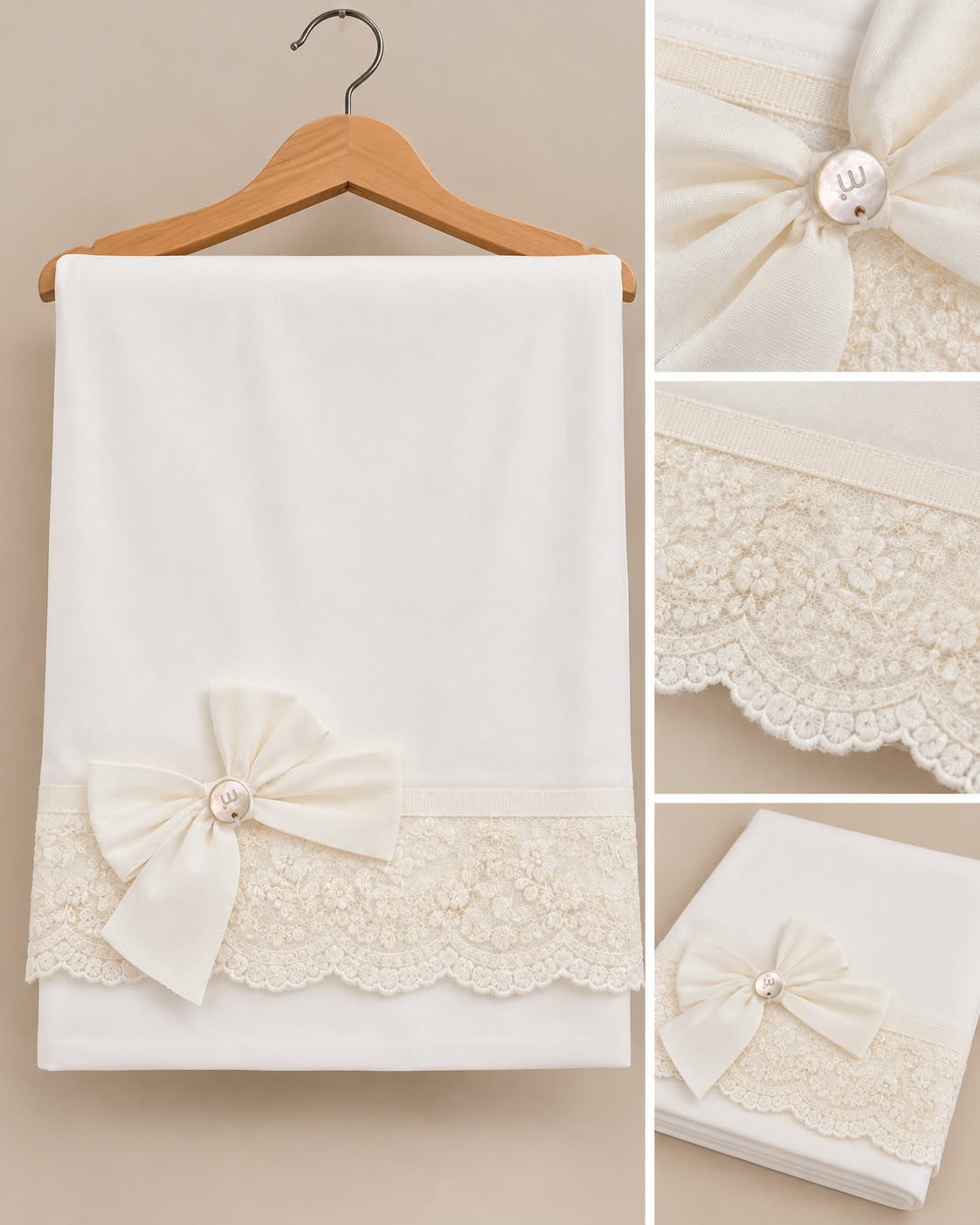 Lenzuola con pizzo