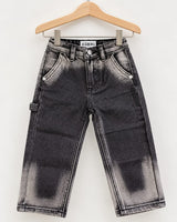 Jeans nero sfumato