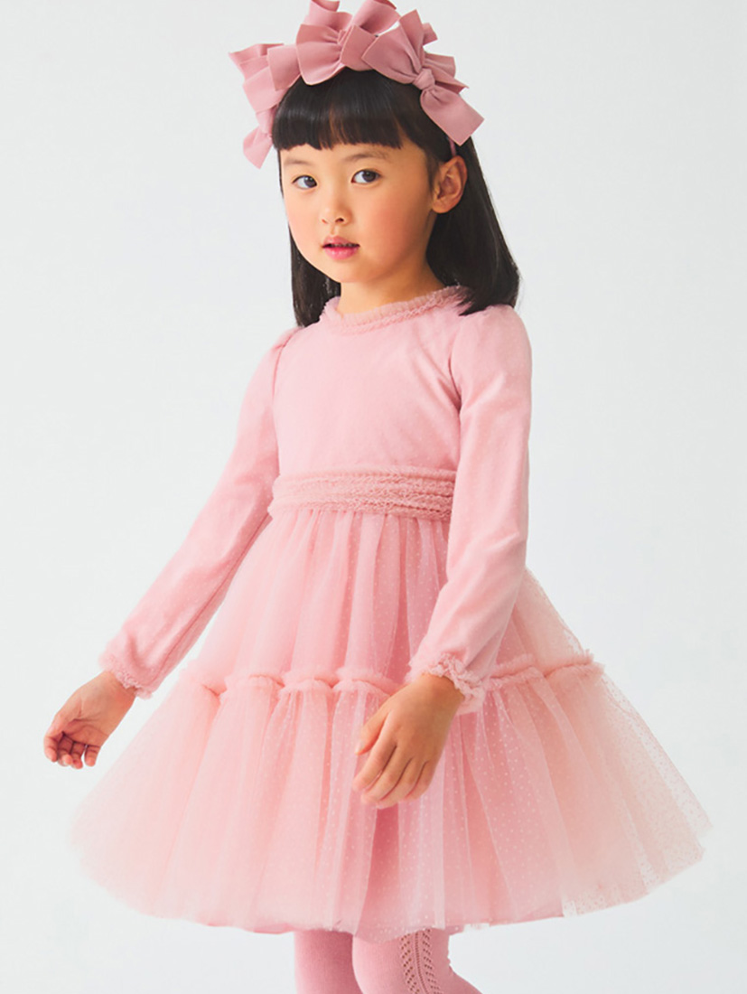 Cerchietto fiore tulle bambina | Abel & Lula ®